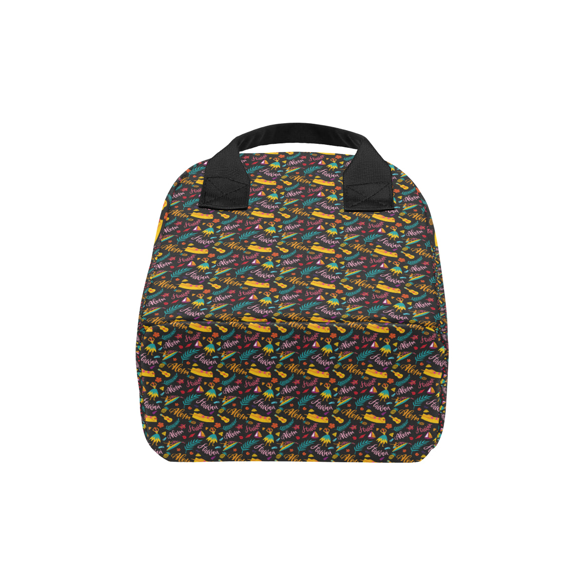 Aloha Hawaii Summer Design Themed Print Insulated Lunch Bag