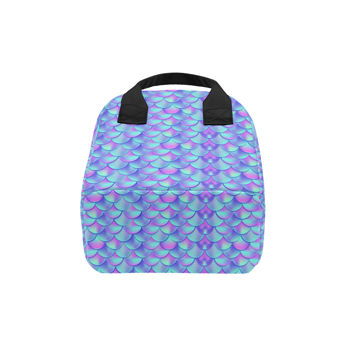 Mermaid Tail Design Print Pattern Insulated Lunch Bag