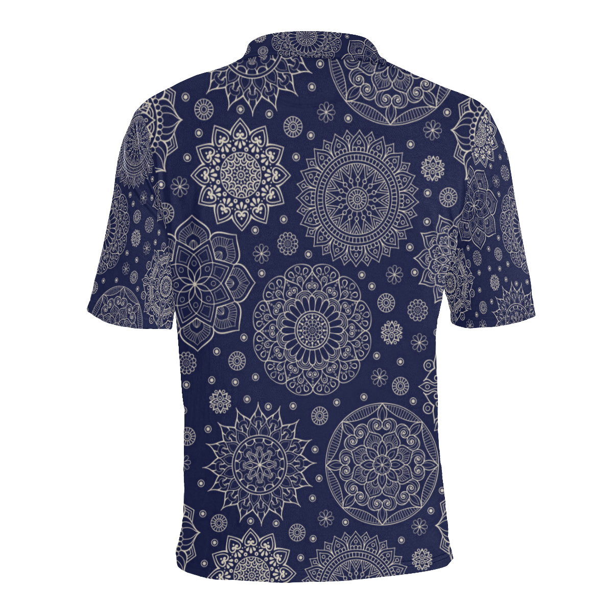Mandala Pattern Print Design 02 Men Polo Shirt