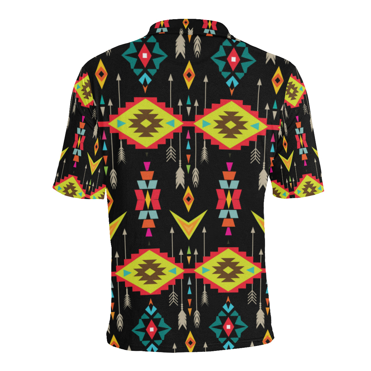 Native Pattern Print Design A05 Men Polo Shirt