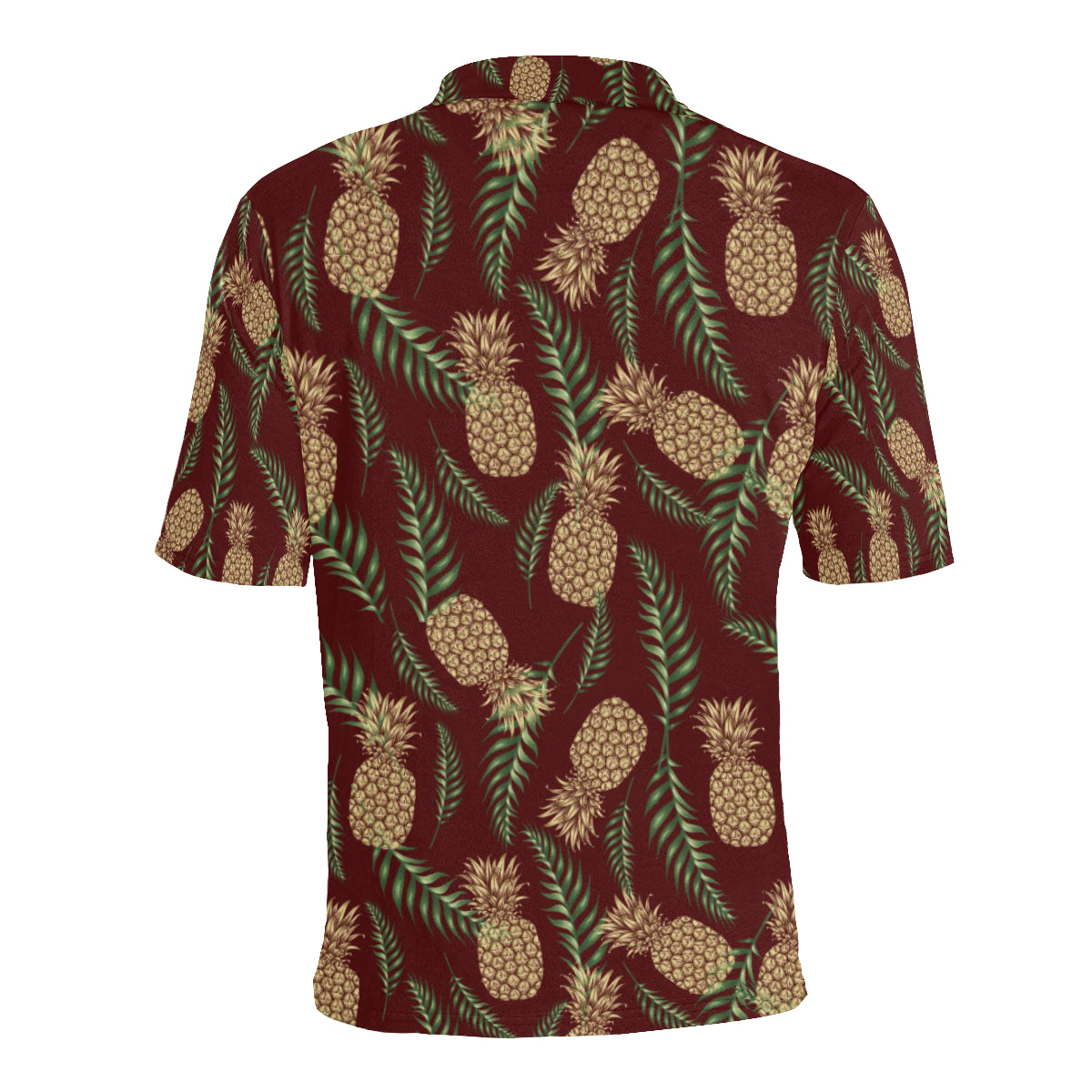 Pineapple Pattern Print Design PP013 Men Polo Shirt