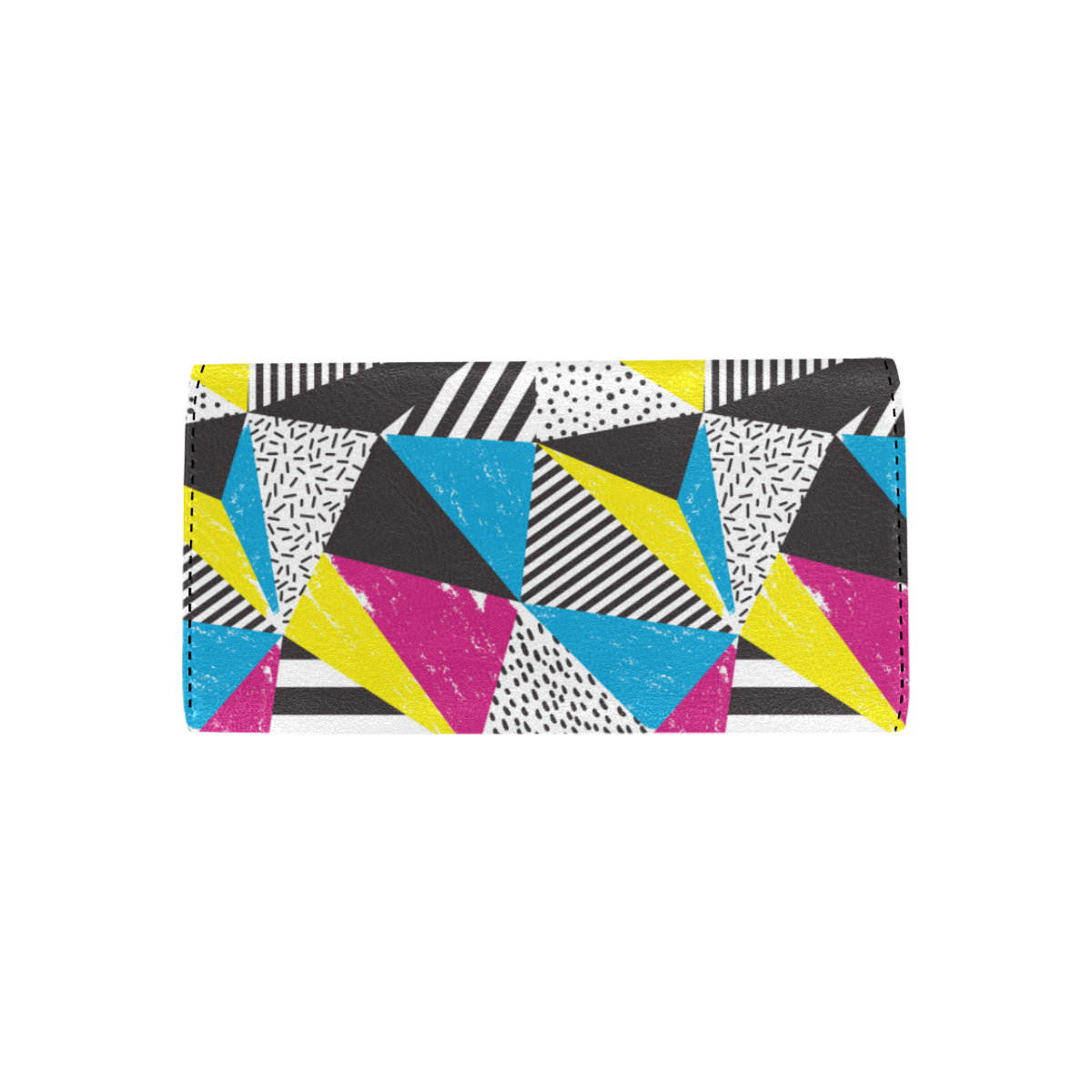 80s Pattern Print Design 2 Women's Trifold Wallet