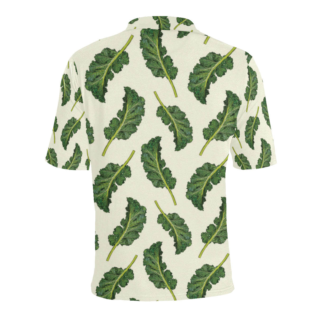 Kale Pattern Print Design 03 Men Polo Shirt