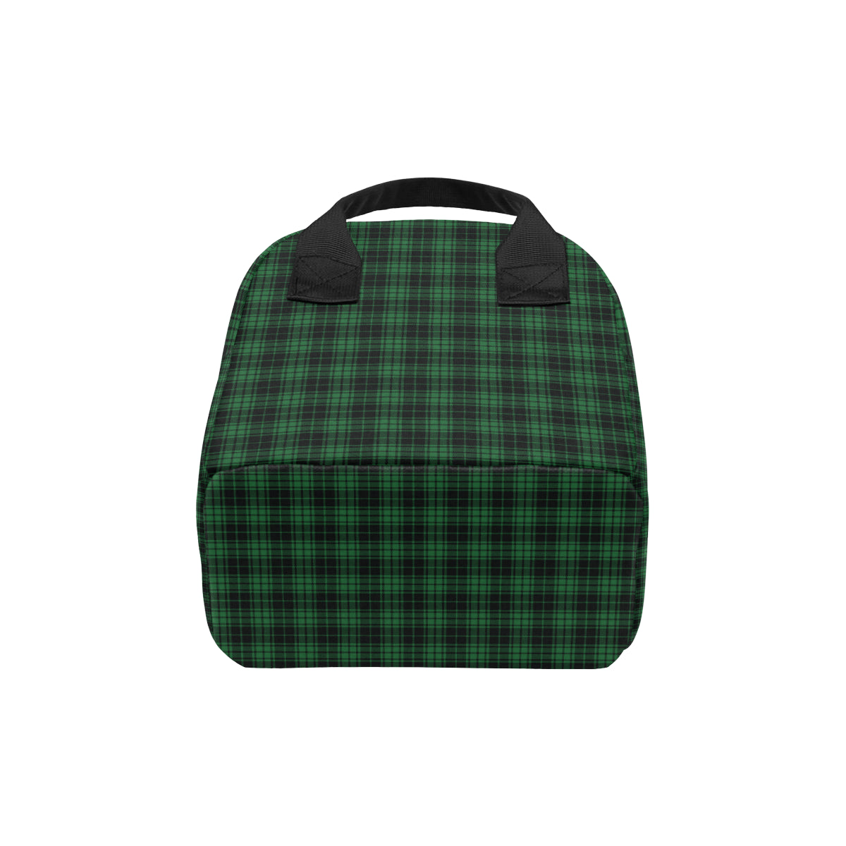 Green Tartan Plaid Pattern Insulated Lunch Bag