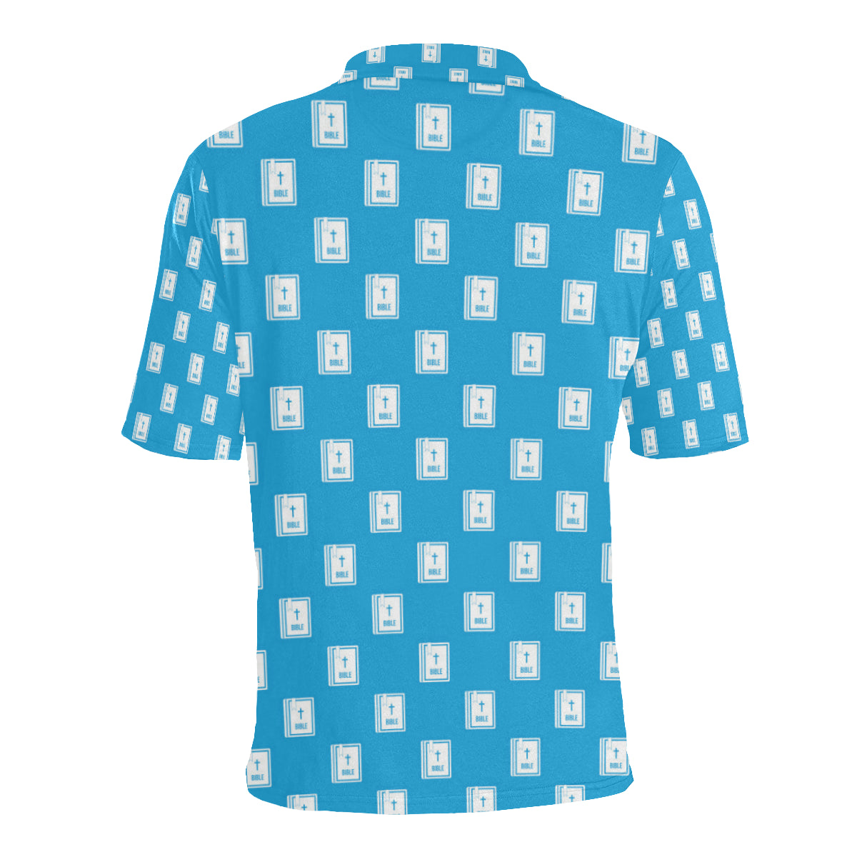 Bible Pattern Print Design 02 Men Polo Shirt