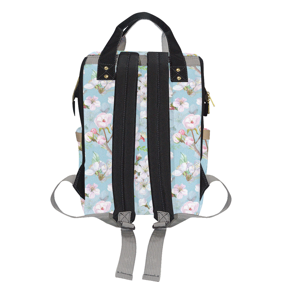 Apple blossom Pattern Print Design AB06 Diaper Bag Backpack