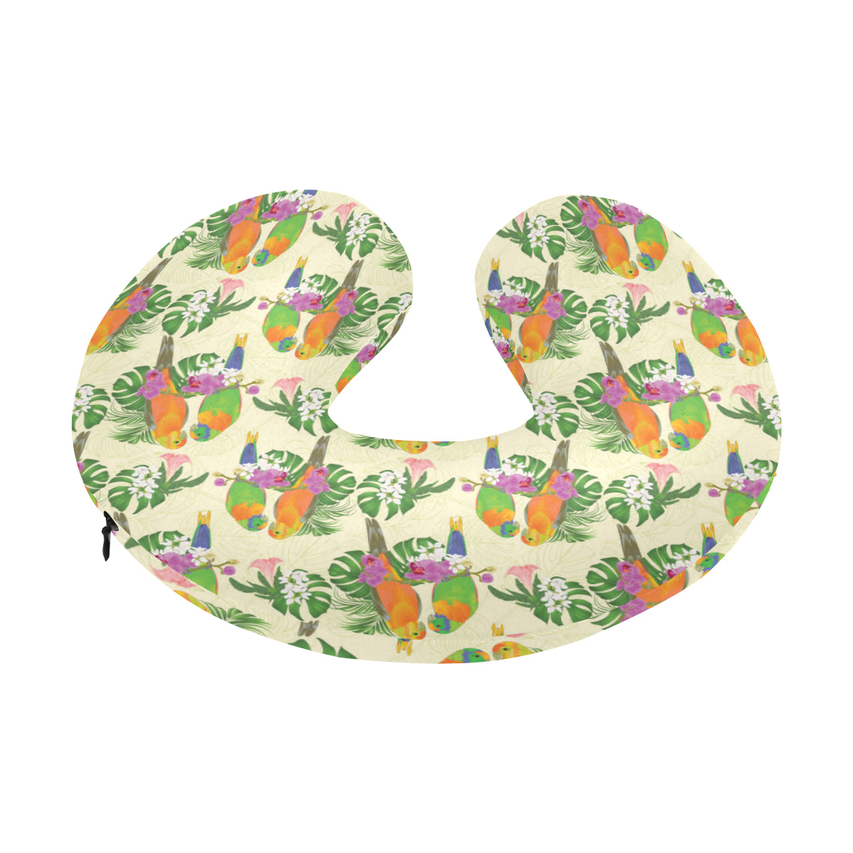 Conures Pattern Print Design 02 U-Shaped Travel Neck Pillow