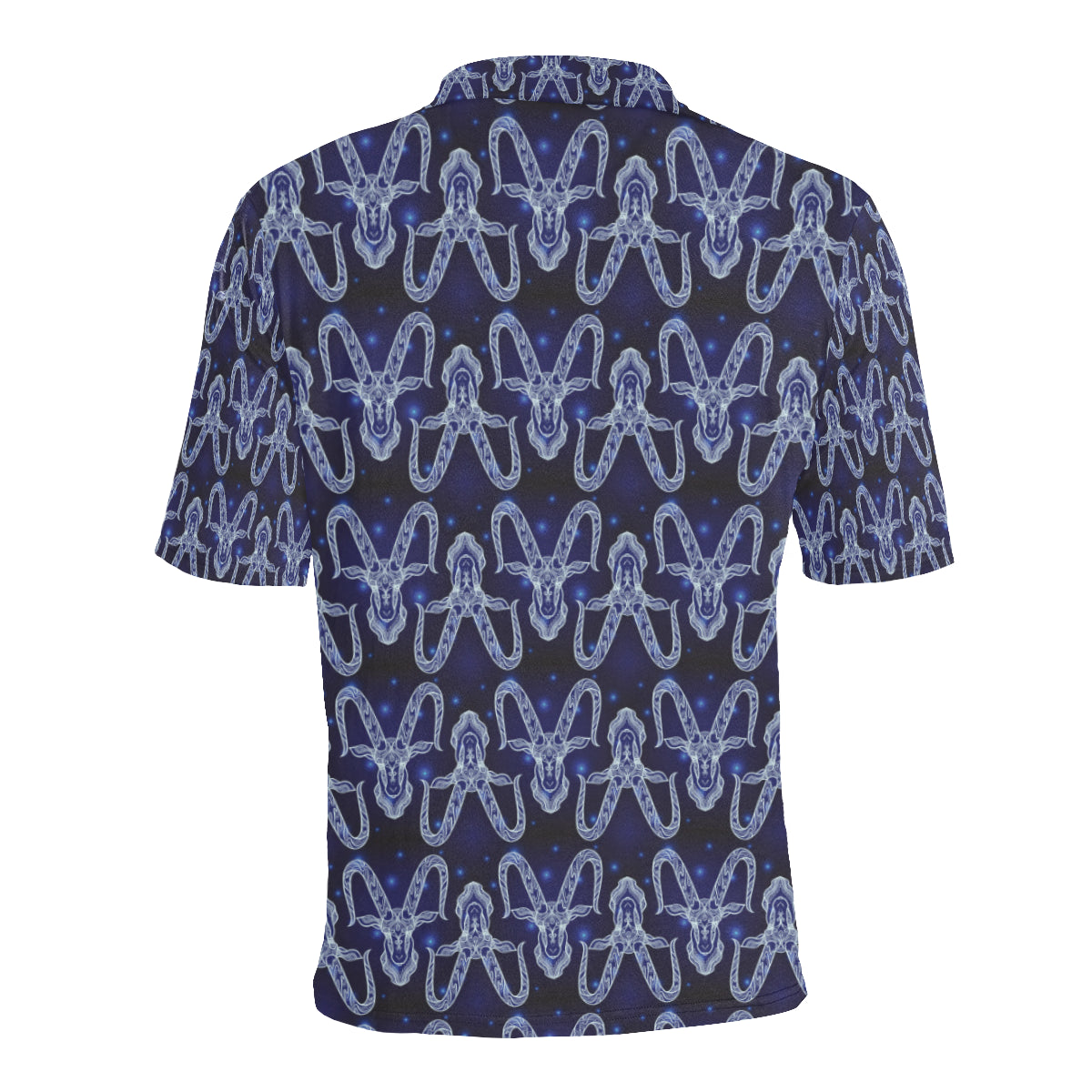 Capricorn Zodiac Pattern Print Design 03 Men Polo Shirt