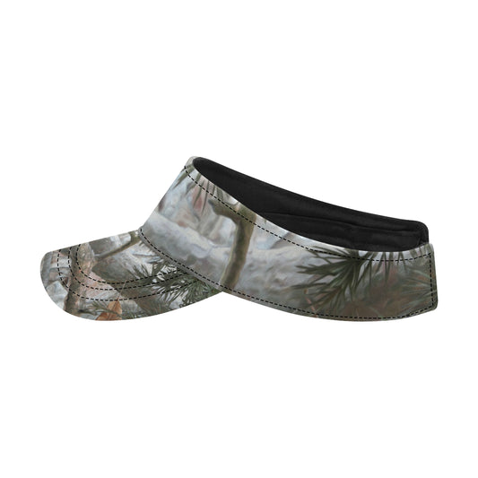 Camo Realistic Tree Forest Pattern Unisex Sun Visor