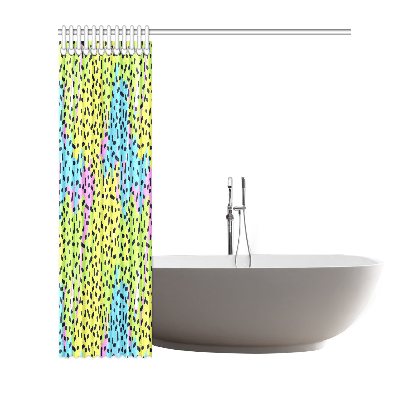 90s Pattern Print Design 2 Shower Curtain