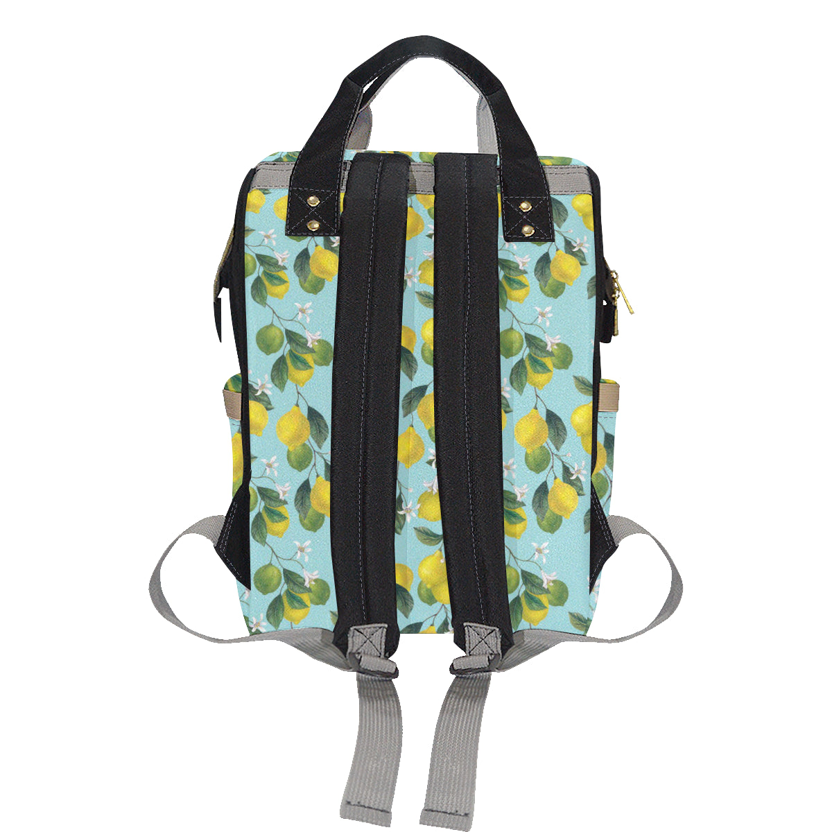 Lemon Pattern Print Design LM05 Diaper Bag Backpack