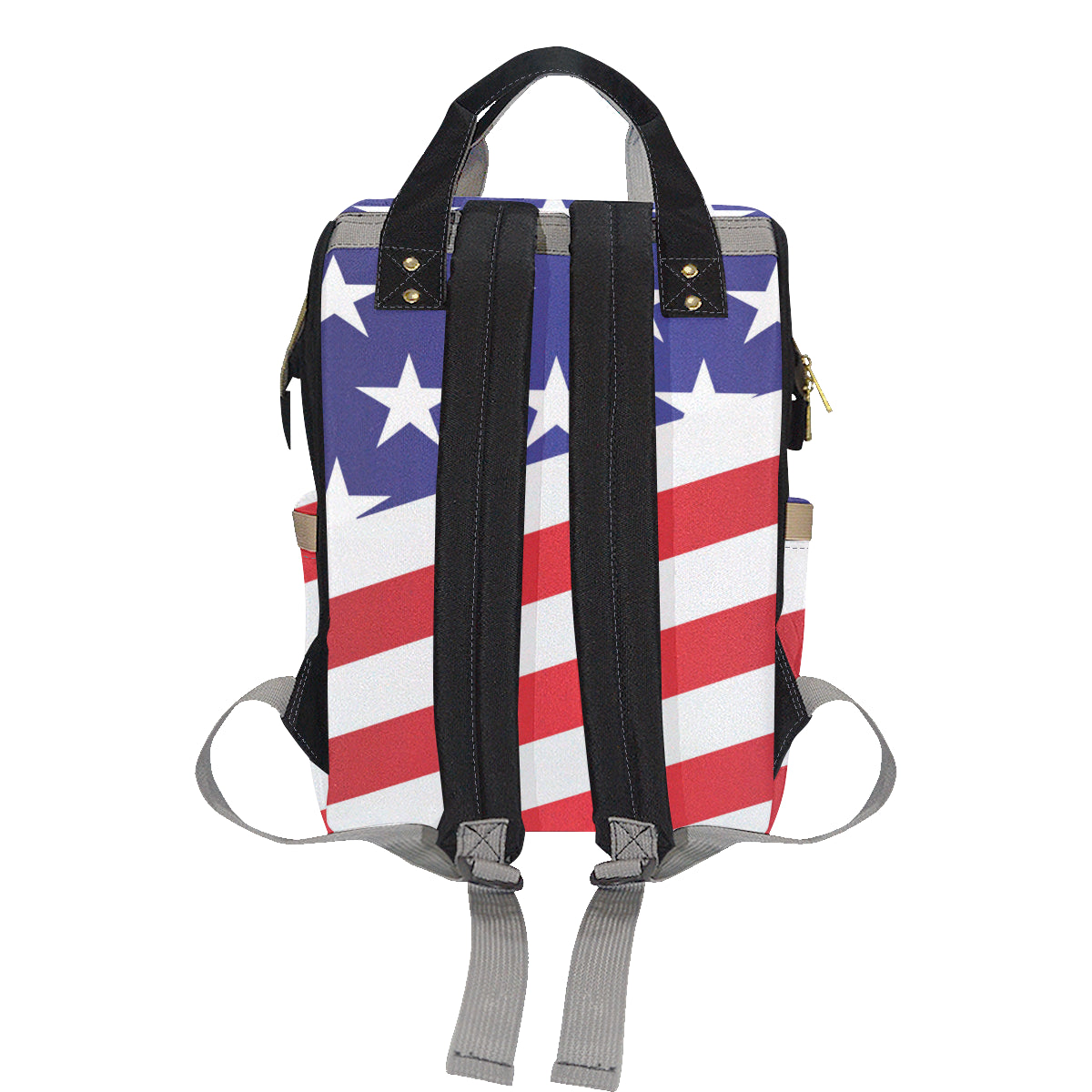 American flag Print Diaper Bag Backpack