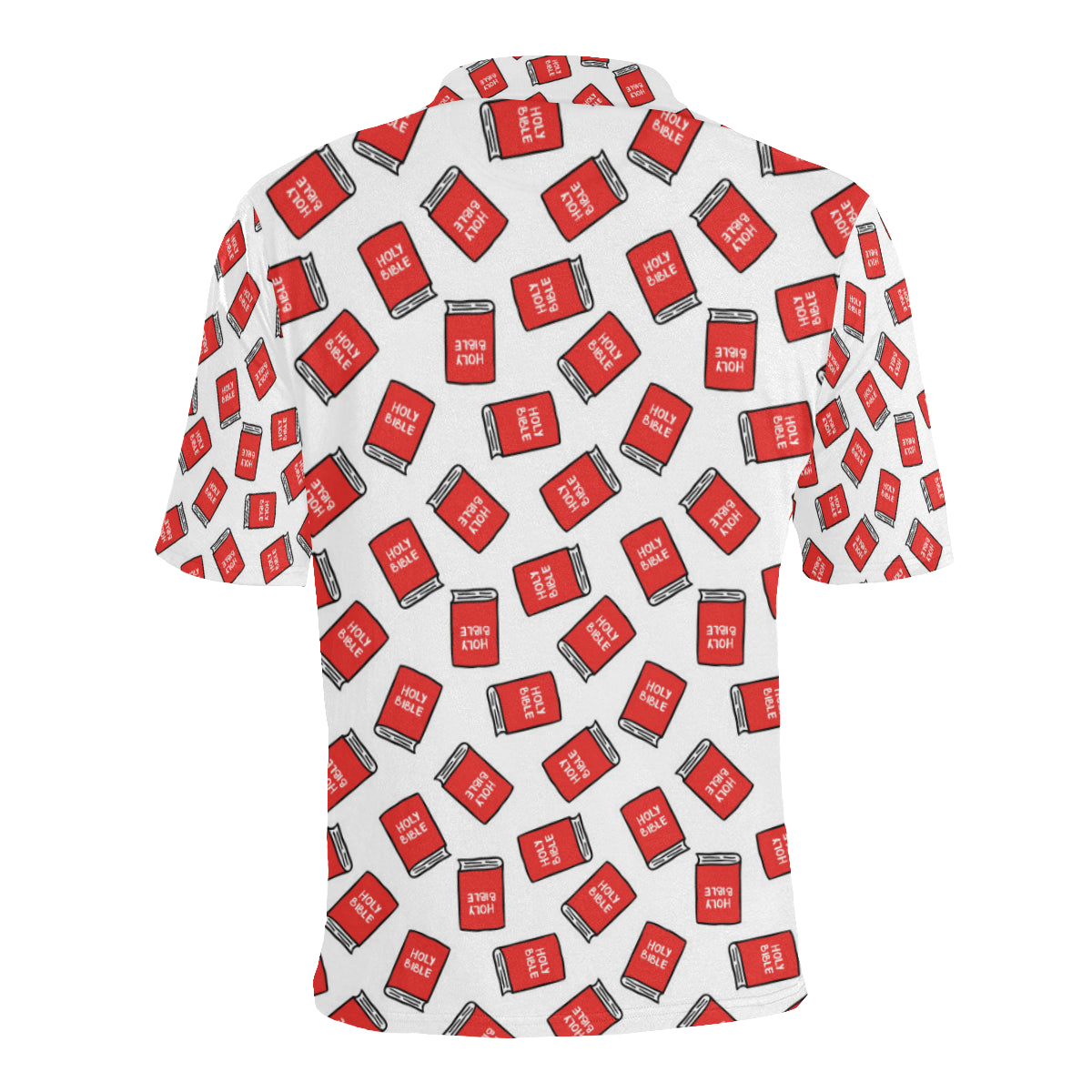 Bible Pattern Print Design 03 Men Polo Shirt