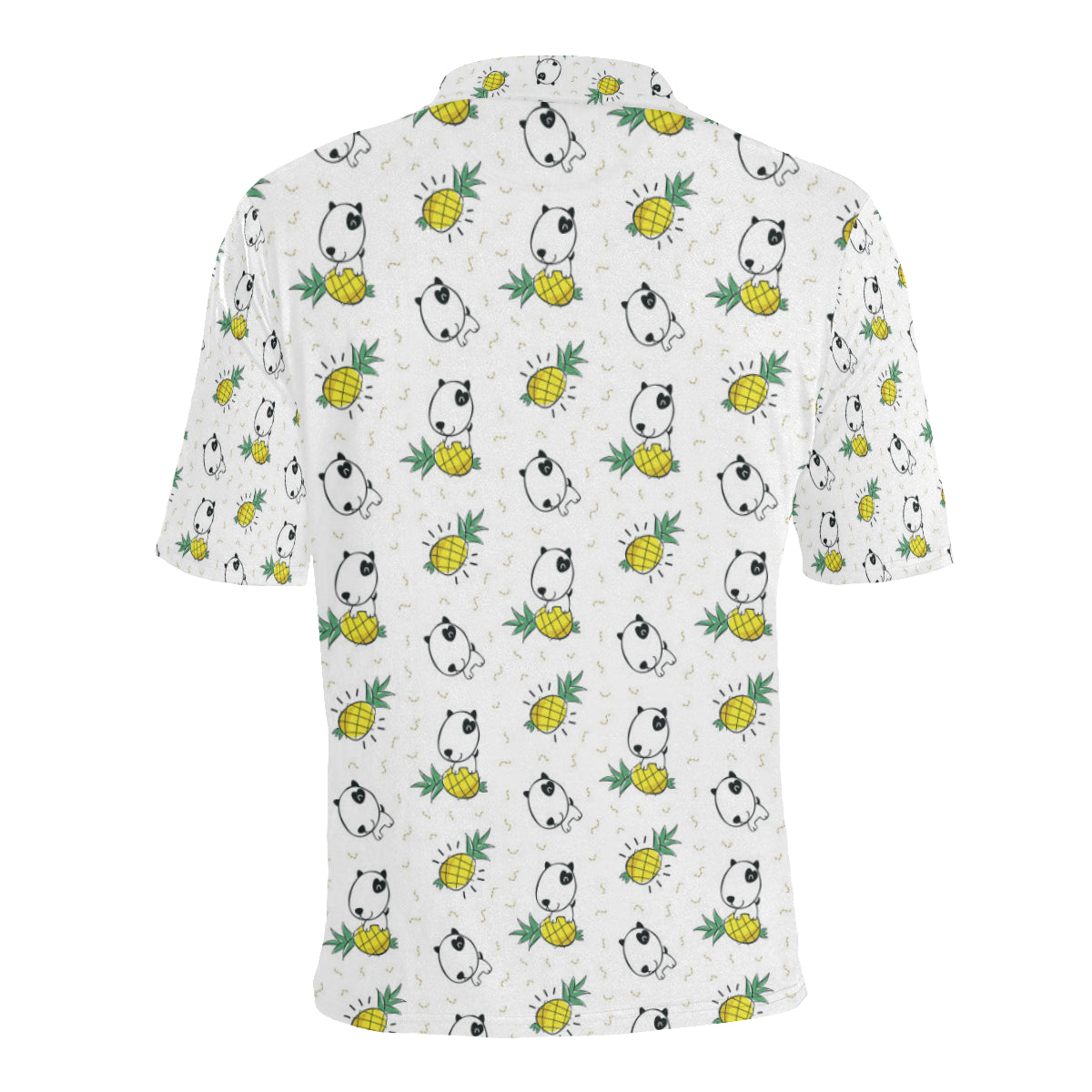 Bull Terriers Pattern Print Design 05 Men Polo Shirt