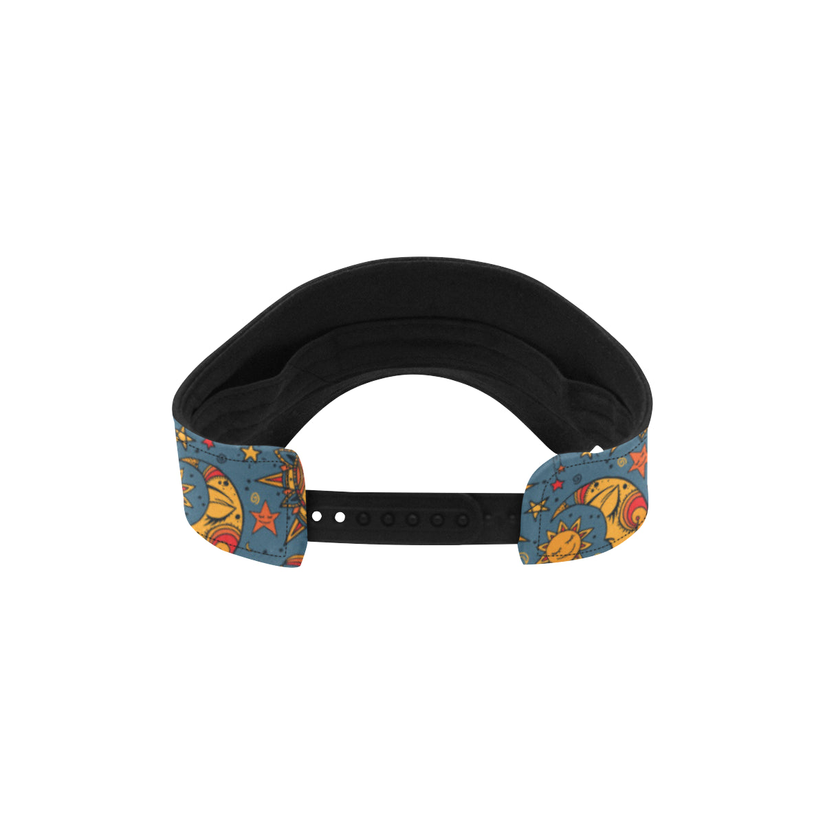 Celestial Moon Sun Pattern Print Design 02 Unisex Sun Visor