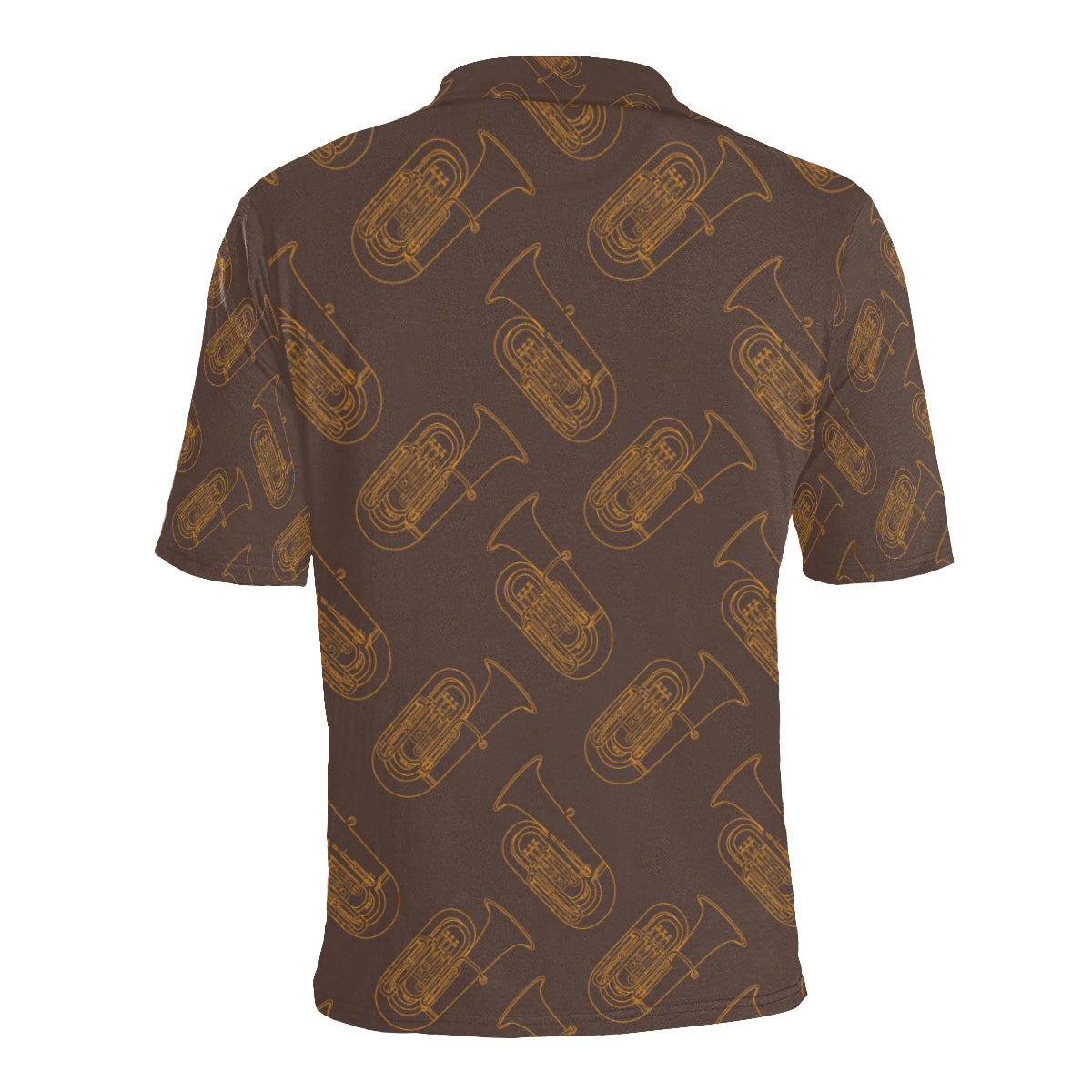 Tuba Pattern Print Design 02 Men Polo Shirt