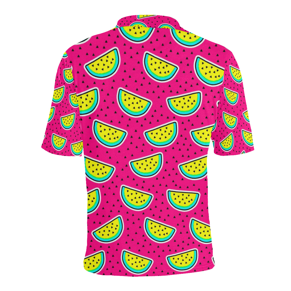 Watermelon Pattern Print Design WM04 Men Polo Shirt