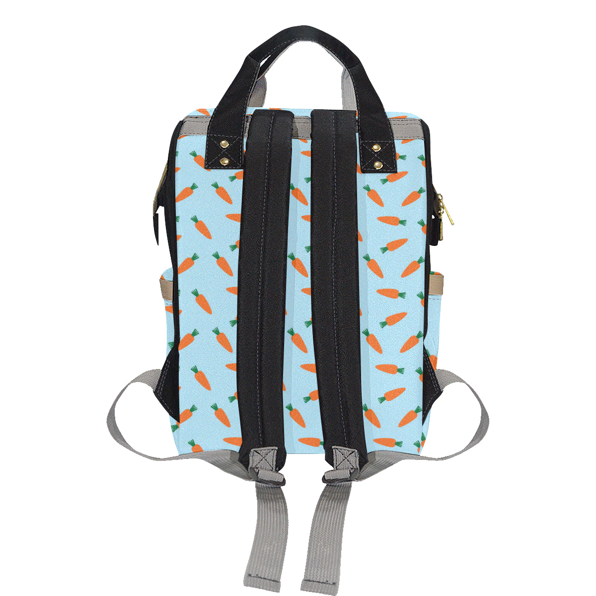 Carrot Pattern Print Design 03 Diaper Bag Backpack