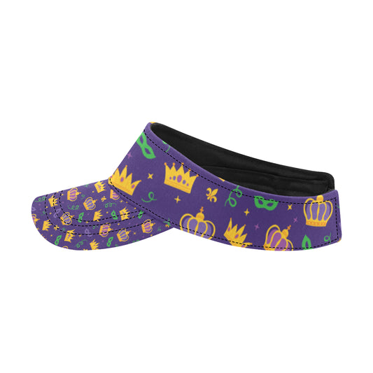 Mardi Gras Pattern Print Design 03 Unisex Sun Visor