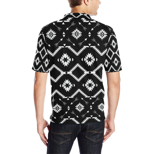 Native Pattern Print Design A04 Men Polo Shirt