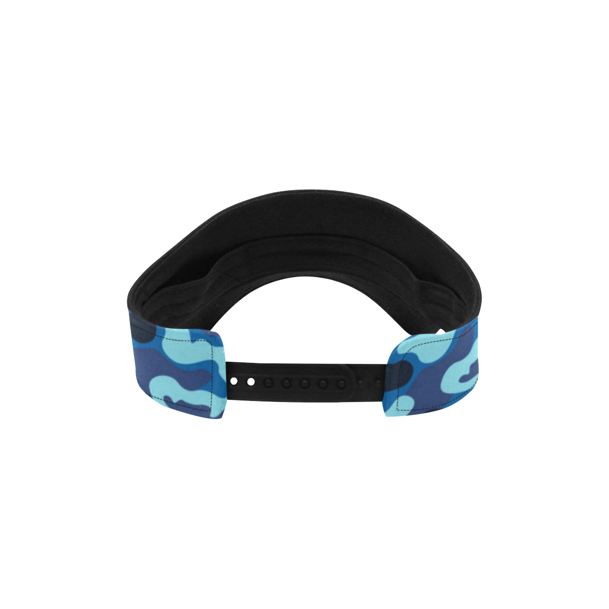 Camo Blue Pattern Print Design 04 Unisex Sun Visor