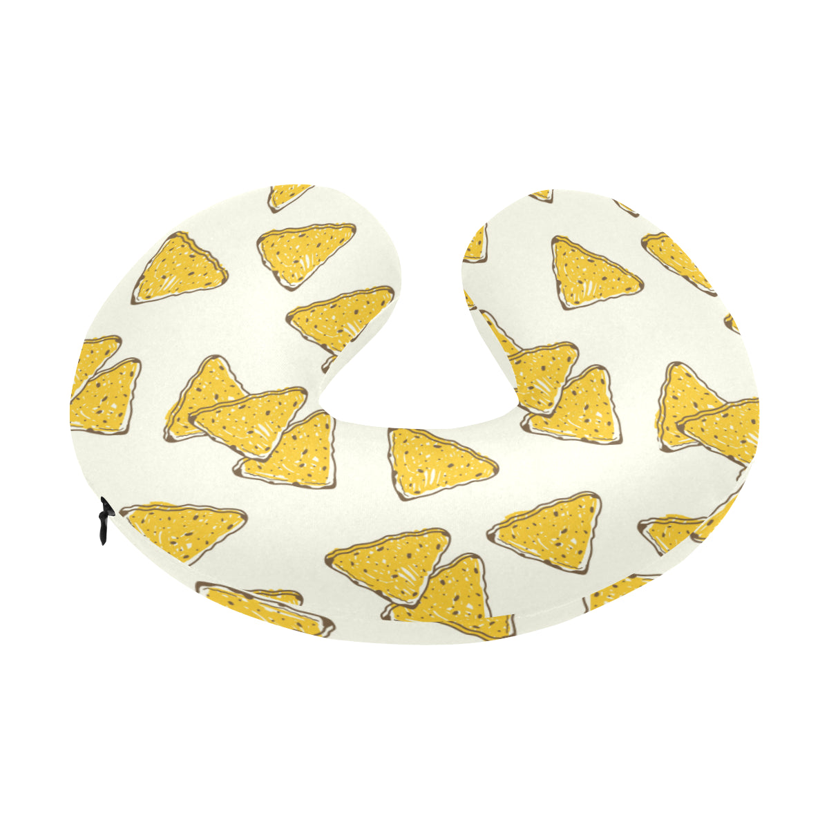 Nachos Pattern Print Design A01 U-Shaped Travel Neck Pillow