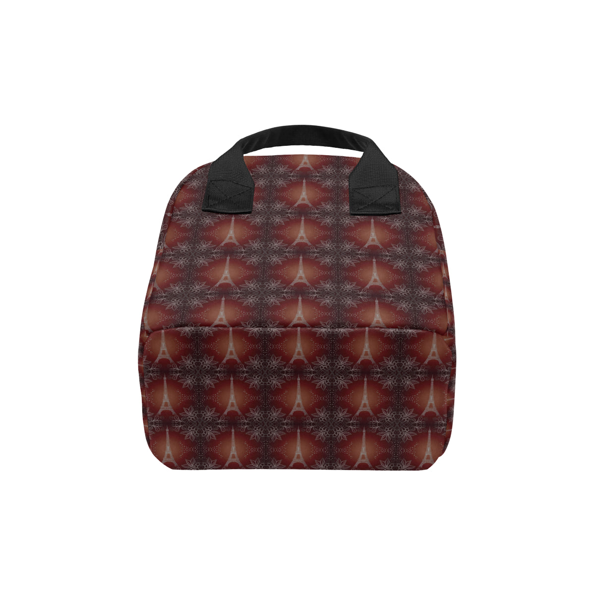 Eiffel Tower Drawing Print Insulated Lunch Bag