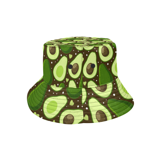 Avocado Pattern Print Design AC04 Unisex Bucket Hat