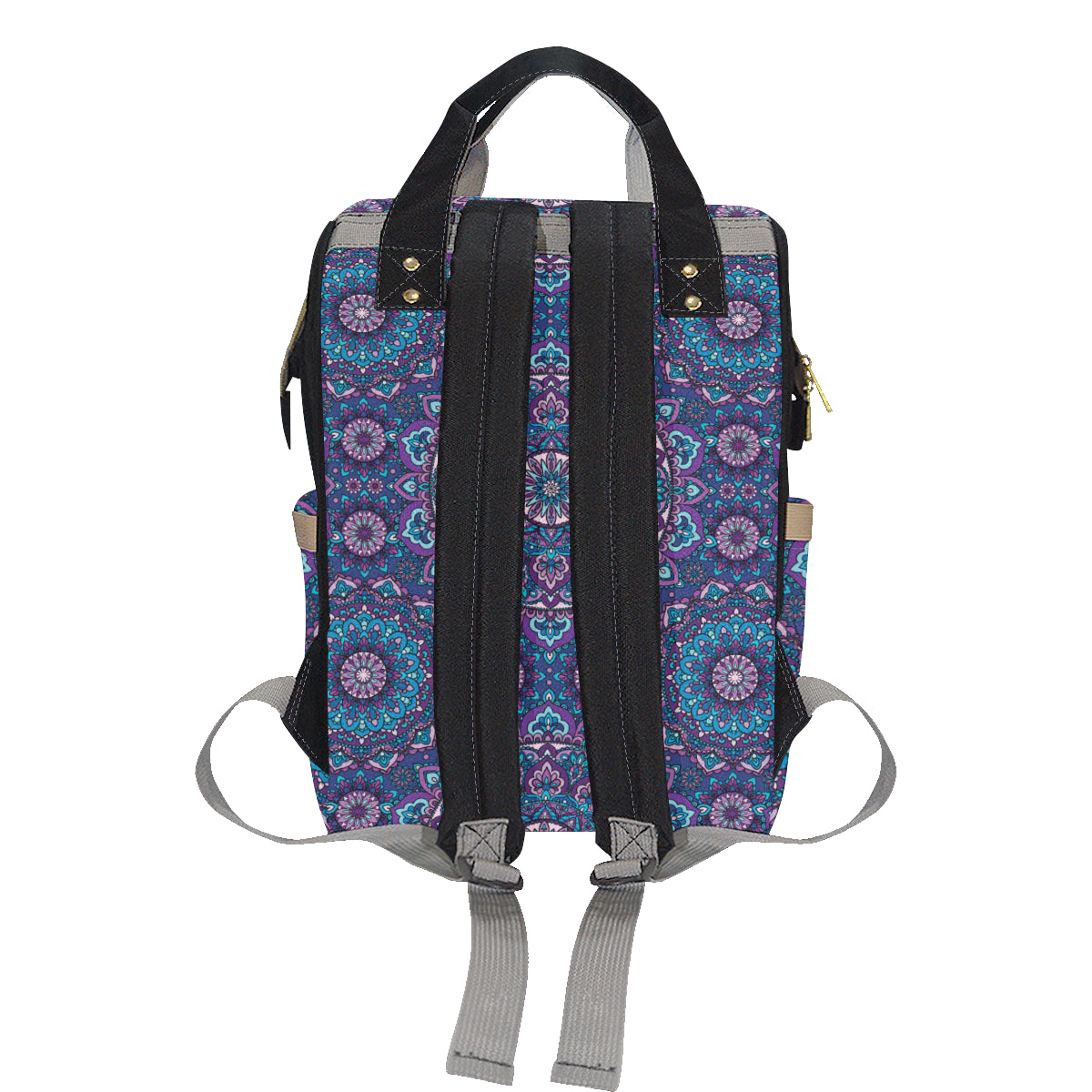 Medallion Pattern Print Design 05 Diaper Bag Backpack