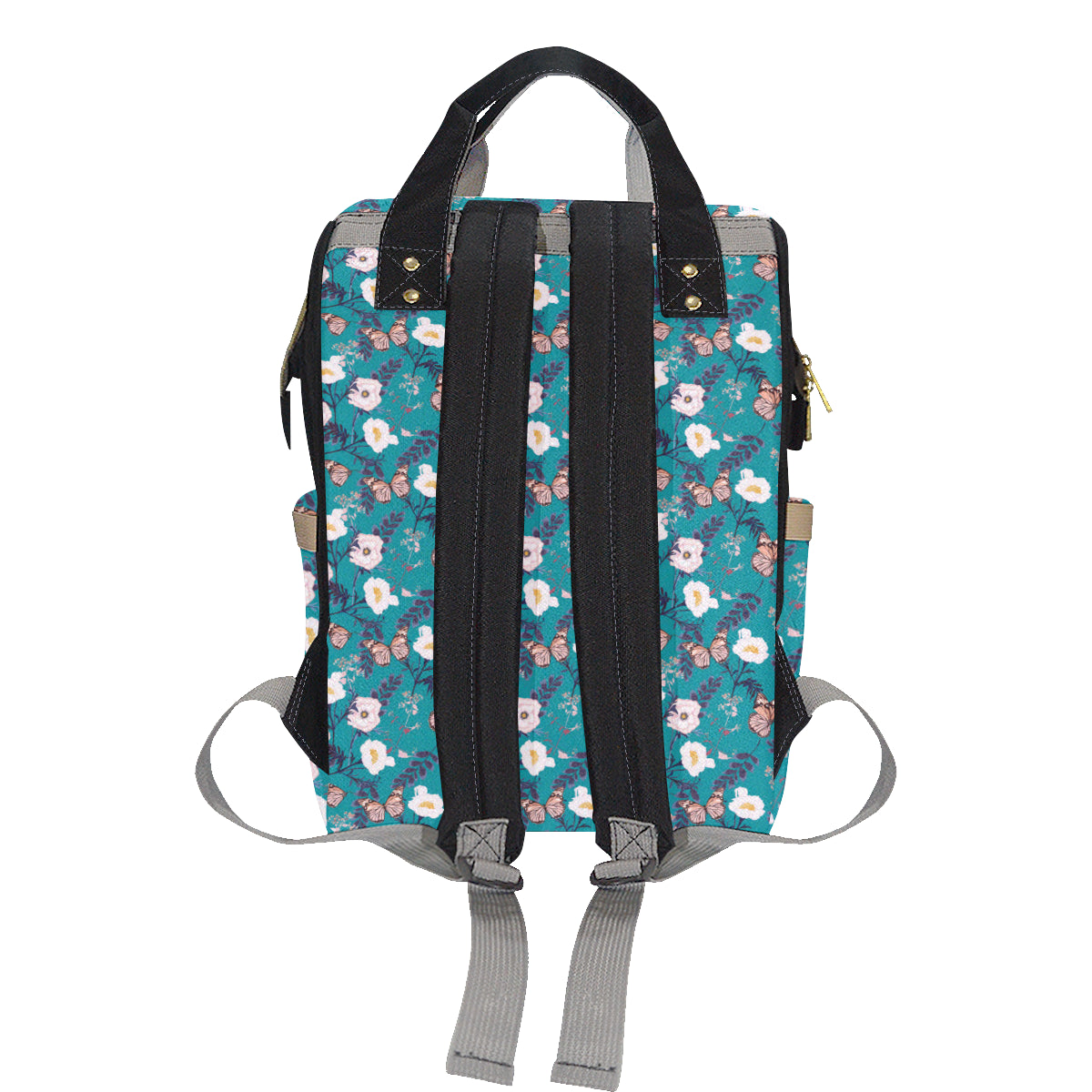 Butterfly Pattern Print Design 012 Diaper Bag Backpack