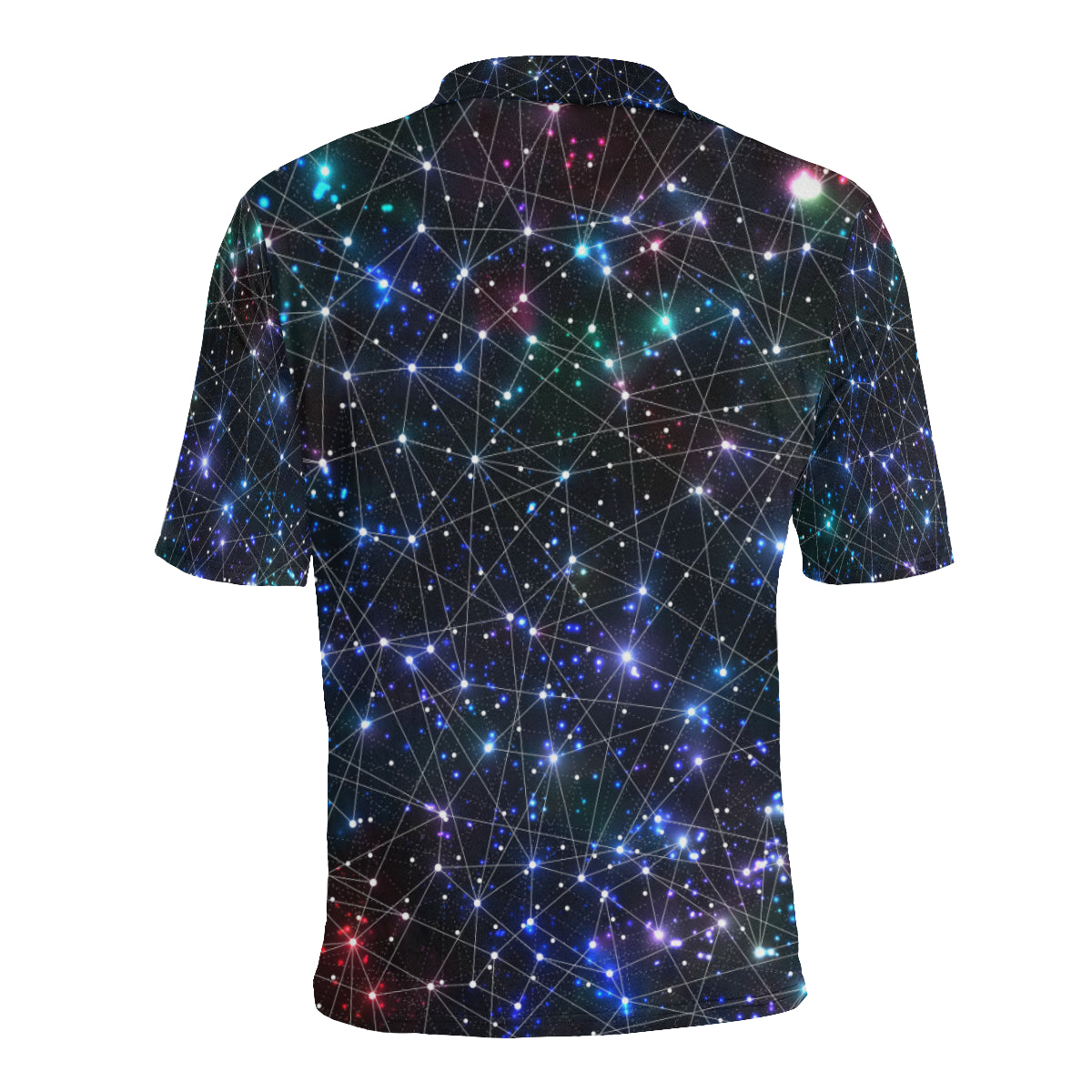 Cosmic Pattern Print Design 01 Men Polo Shirt