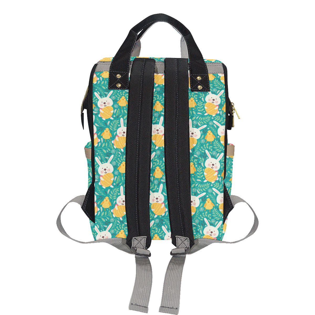 Easter Eggs Pattern Print Design RB02 Diaper Bag Backpack