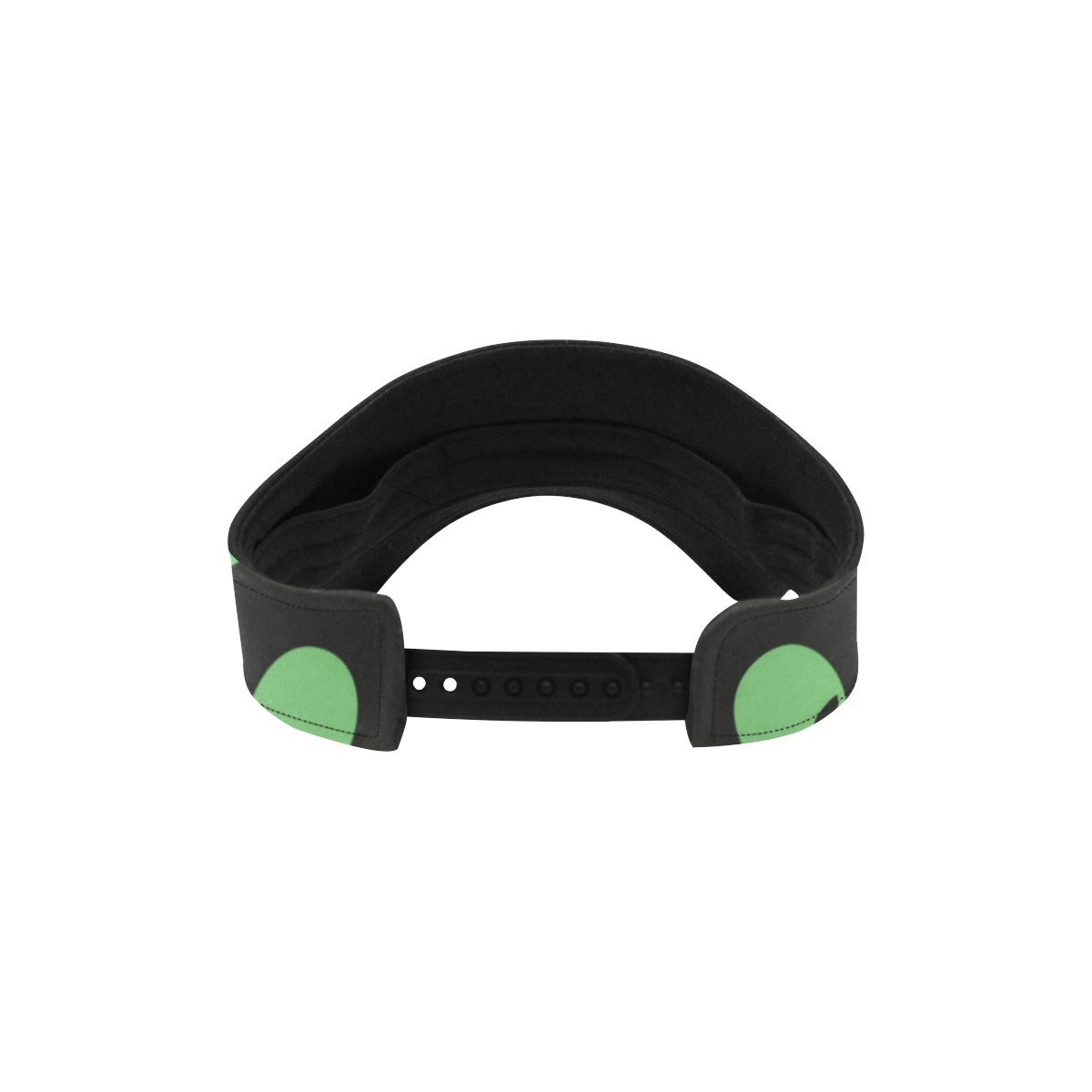 Alien Green Neon Pattern Print Design 01 Unisex Sun Visor
