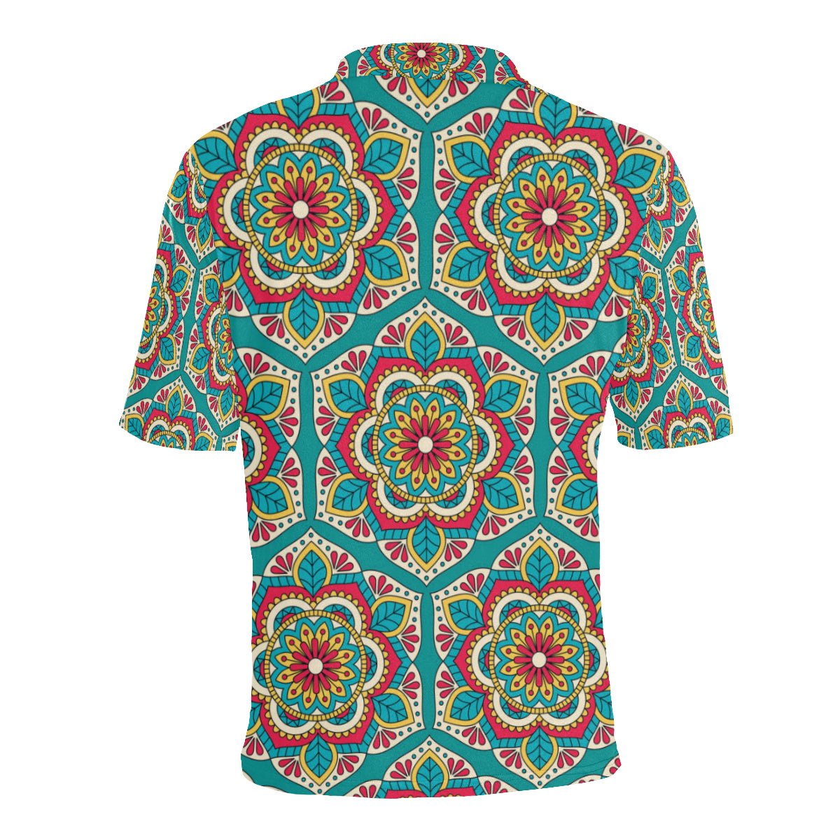 Mandala Pattern Print Design 03 Men Polo Shirt
