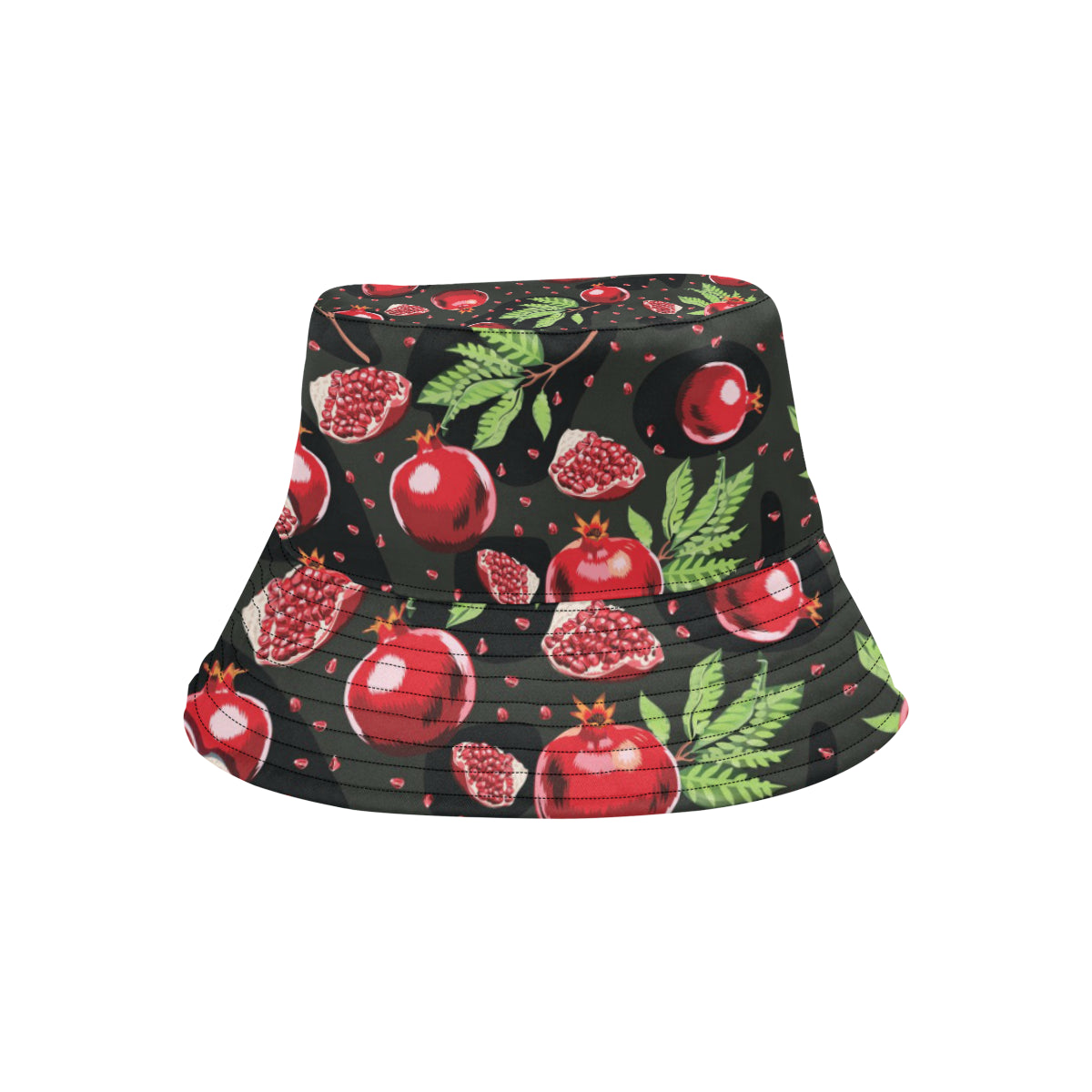 Pomegranate Pattern Print Design PG06 Unisex Bucket Hat