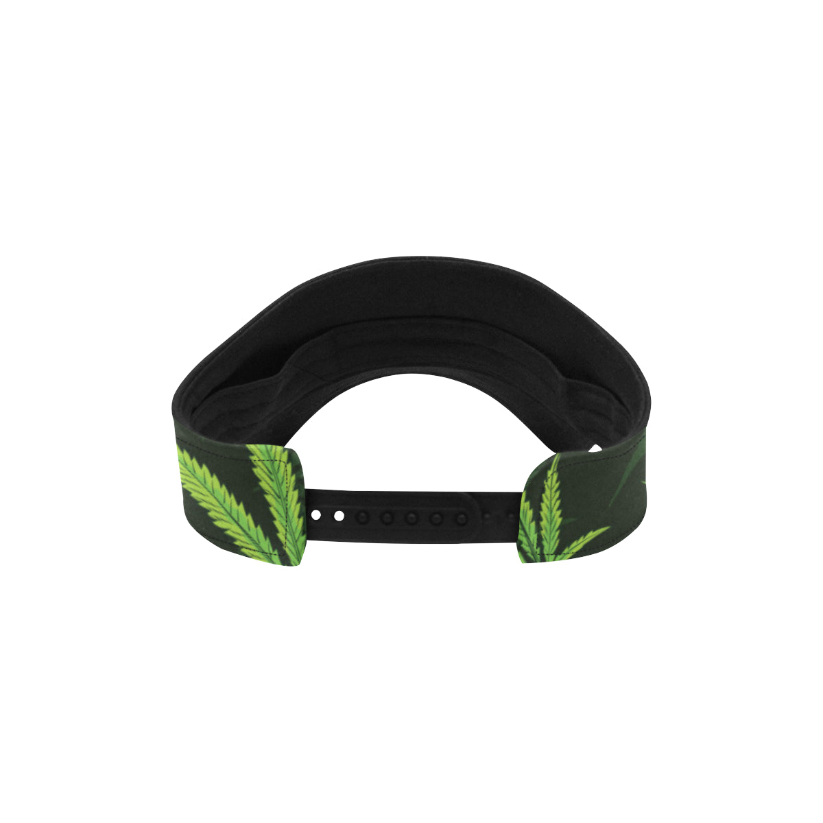 Pot Leaf Pattern Print Design A03 Unisex Sun Visor