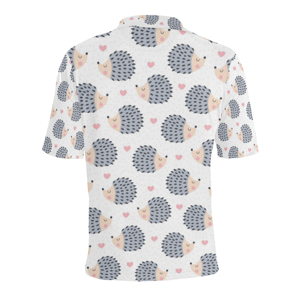 Hedgehog Baby Pattern Print Design 03 Men Polo Shirt