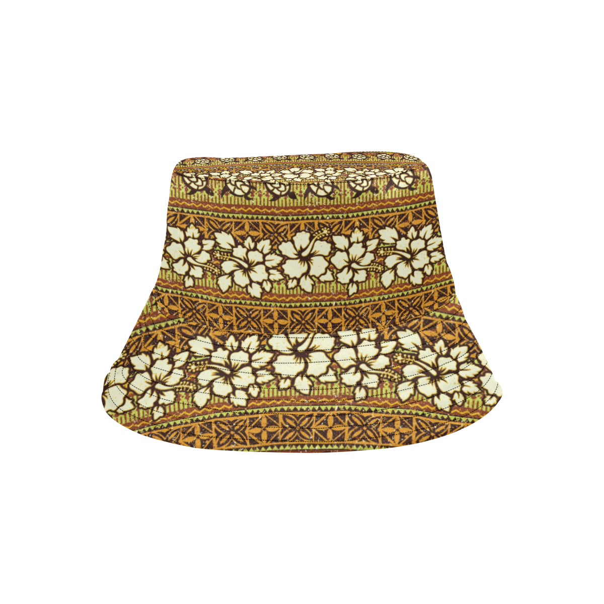 Hawaiian Themed Pattern Print Design H015 Unisex Bucket Hat
