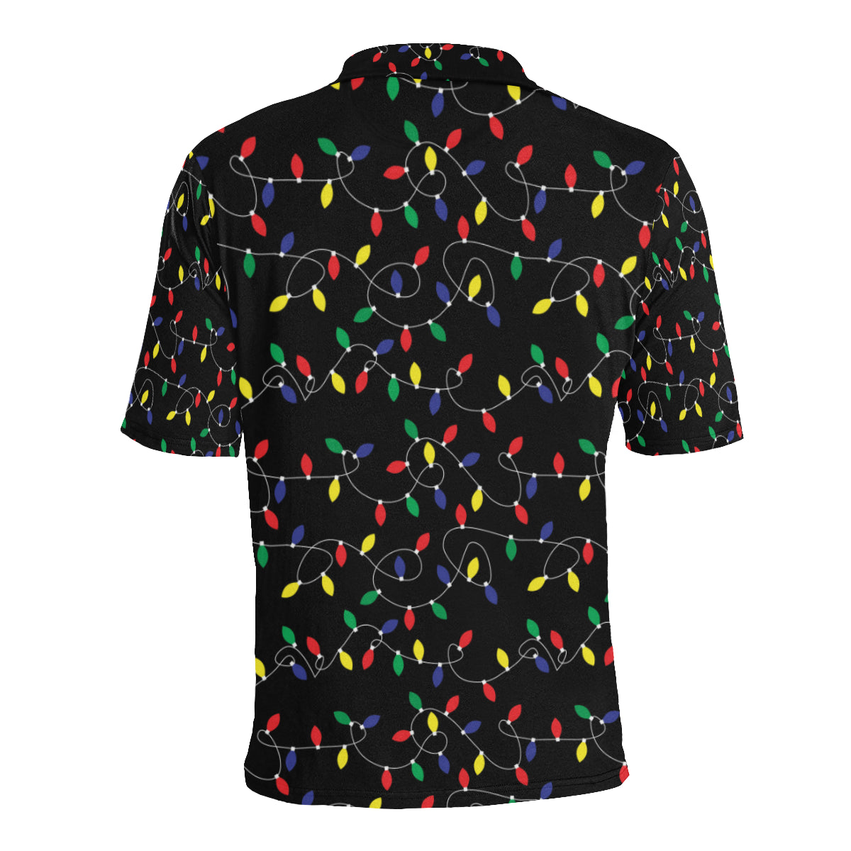 Christmas Light Pattern Print Design 04 Men Polo Shirt