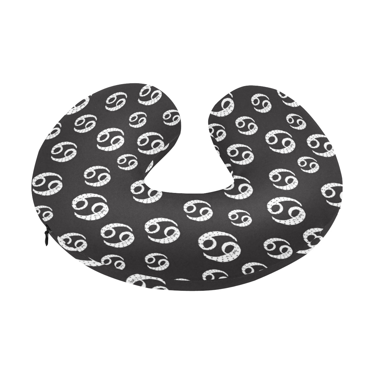 Cancer Zodiac Pattern Print Design 02 U-Shaped Travel Neck Pillow