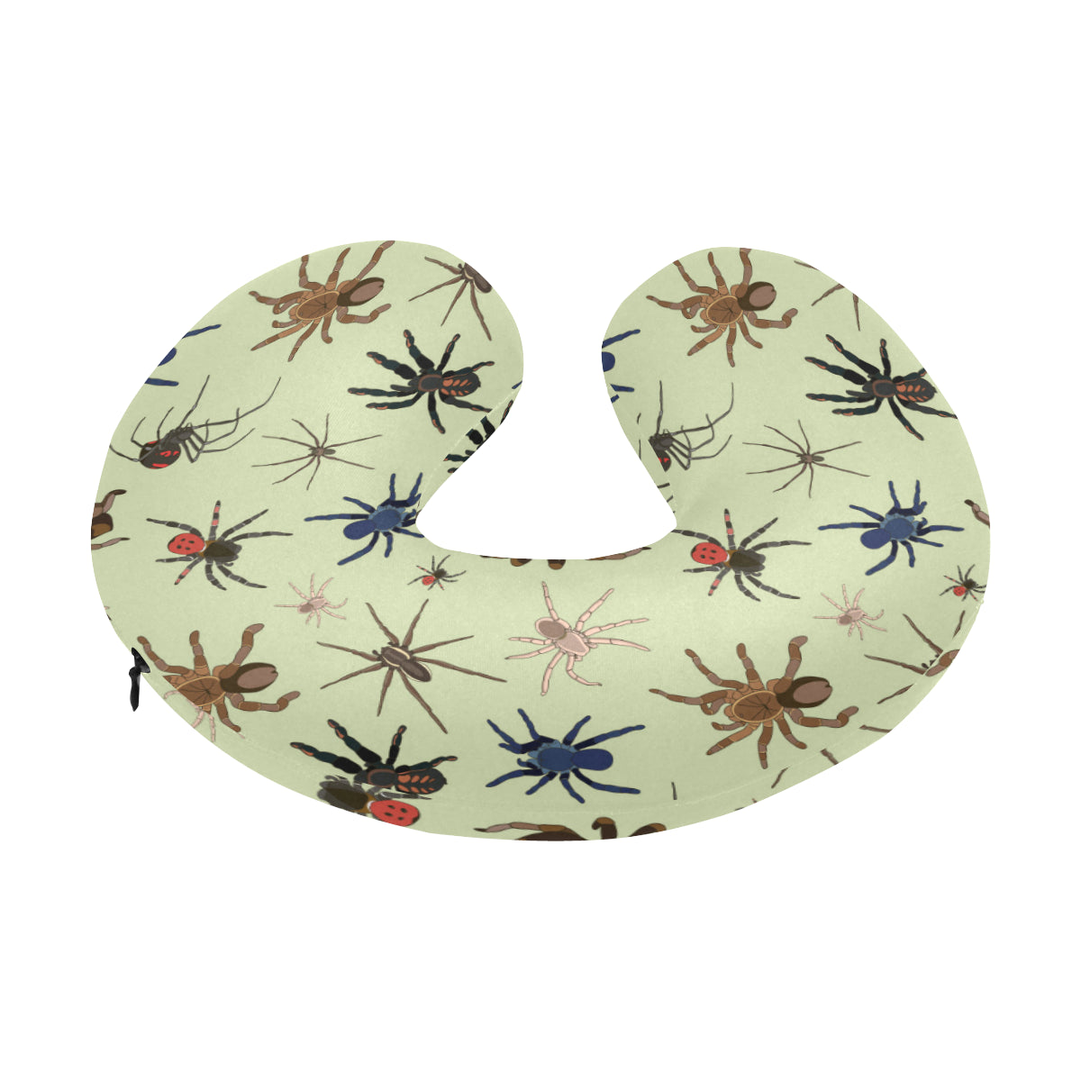 Tarantula Pattern Print Design 02 U-Shaped Travel Neck Pillow