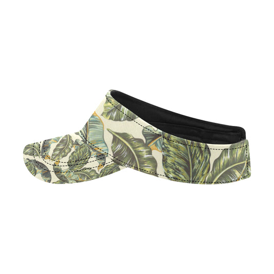 Banana Leaf Pattern Print Design BL08 Unisex Sun Visor