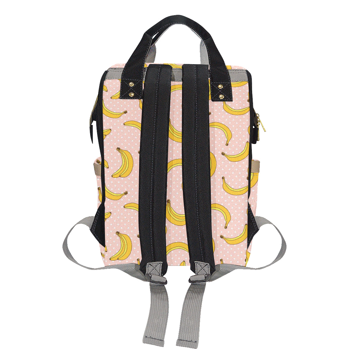 Banana Pattern Print Design BA06 Diaper Bag Backpack
