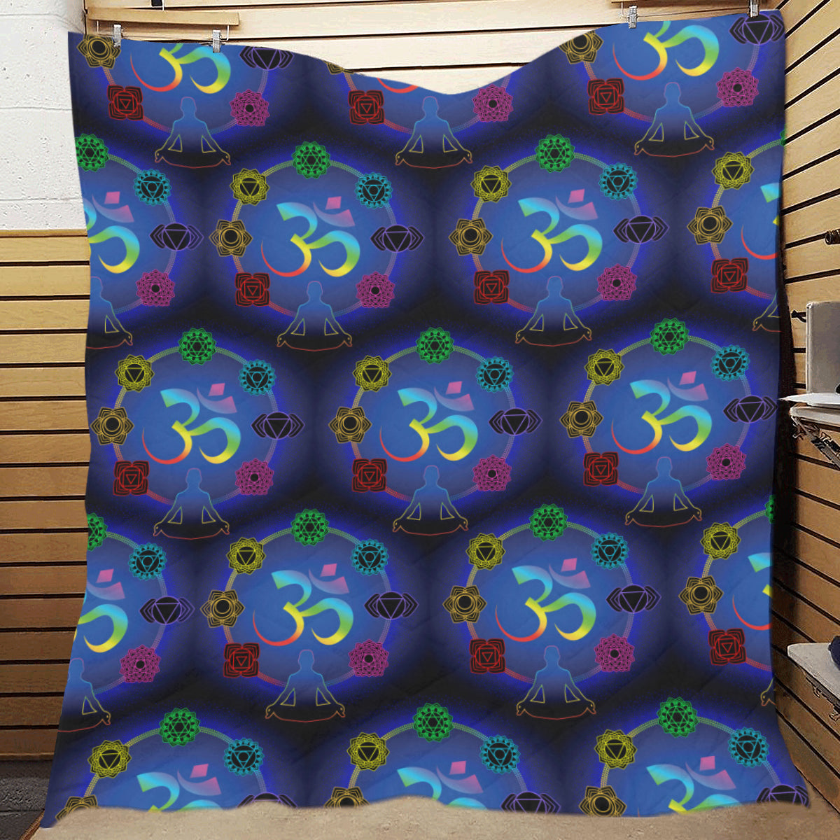 Chakra Zen Yoga OM Premium Quilt