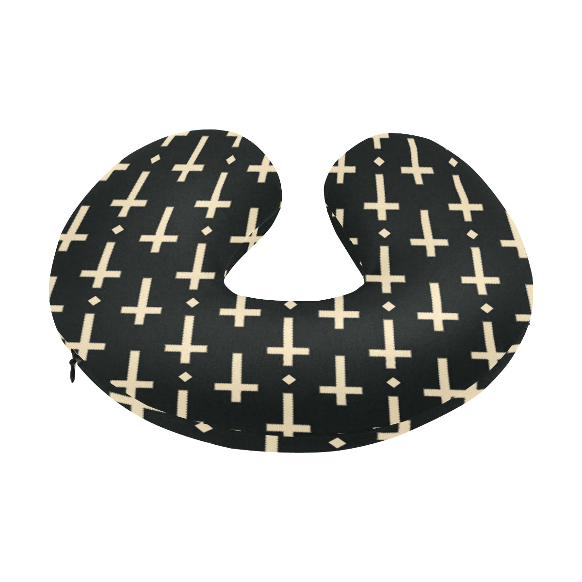 Cross Pattern Print Design 03 U-Shaped Travel Neck Pillow