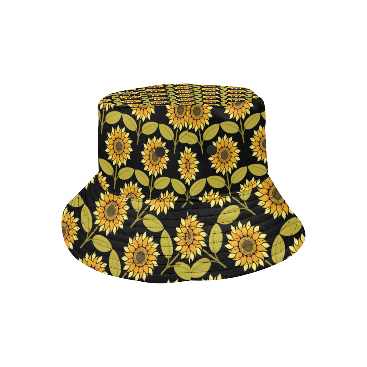 Sunflower Pattern Print Design SF015 Unisex Bucket Hat
