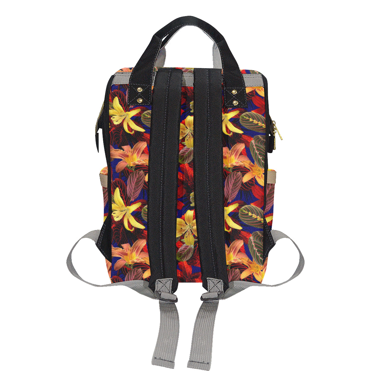 Lily Pattern Print Design LY014 Diaper Bag Backpack