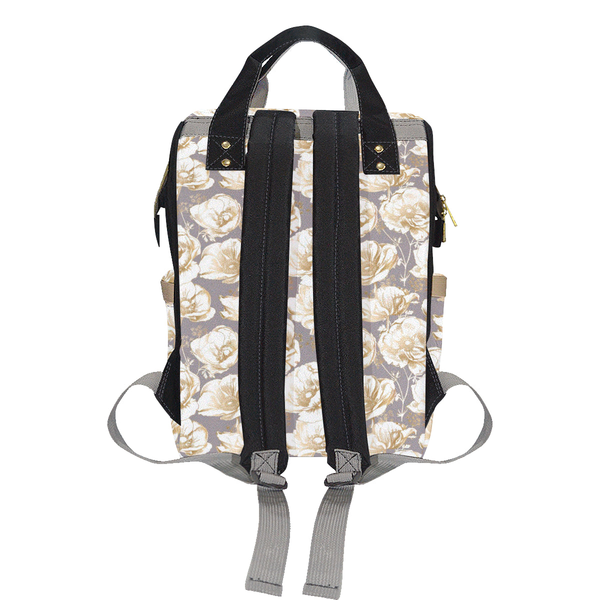 Anemone Pattern Print Design AM05 Diaper Bag Backpack