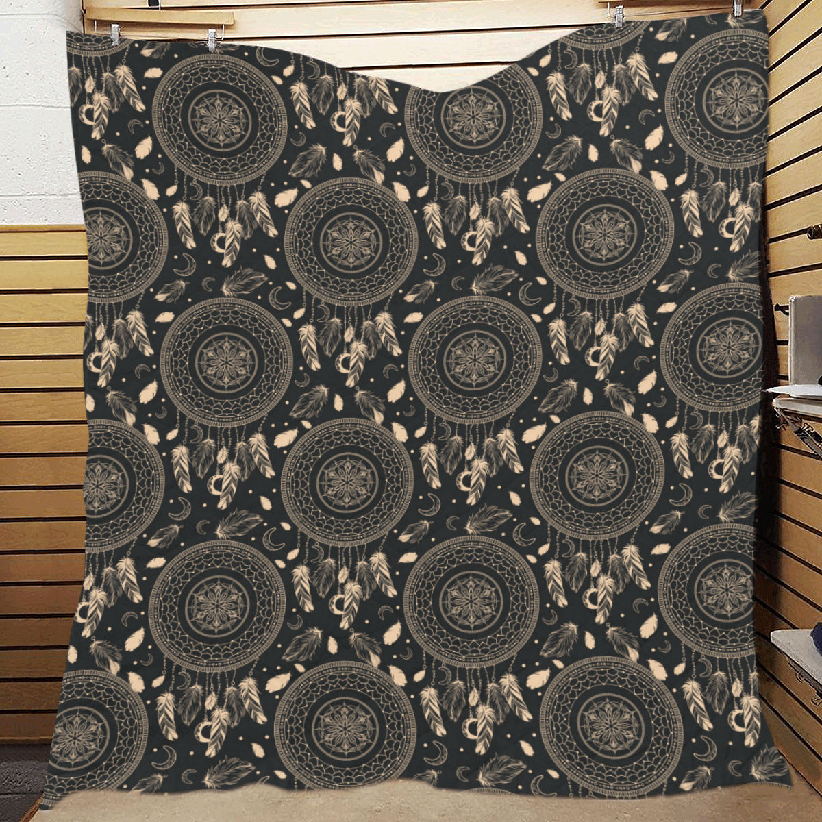Dream Catcher Mandala Boho Moon Premium Quilt