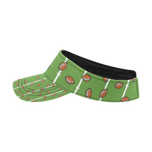 American Football on Field Themed Print Unisex Sun Visor